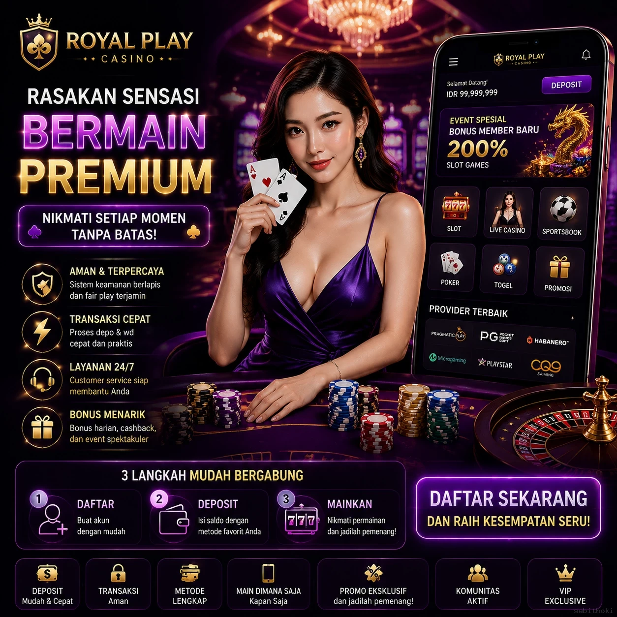 Interface aplikasi setelah instalasi berhasil